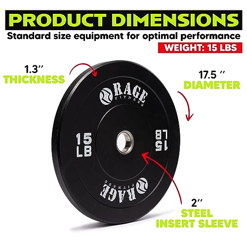 Olympic Bumper Plate with Steel Insert for Strength Training O4843