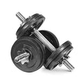 CAPHAUS Adjustable Dumbbells, 20lb, 25lb, 30lb, 52.5lb & 100lb Options, Exercise Fitness Equipment for Home Gym, Muscle Building & Core Fitness