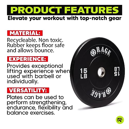 Olympic Bumper Plate with Steel Insert for Strength Training O4843