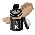 BOLDIFY Hairline Powder Instantly Conceals Hair Loss, Root Touch Up Hair Powder, Hair Toppers for Women & Men, Hair Fibers for Thinning Hair, Root Cover Up, Stain-Proof 48 Hour Formula (Light Brown)