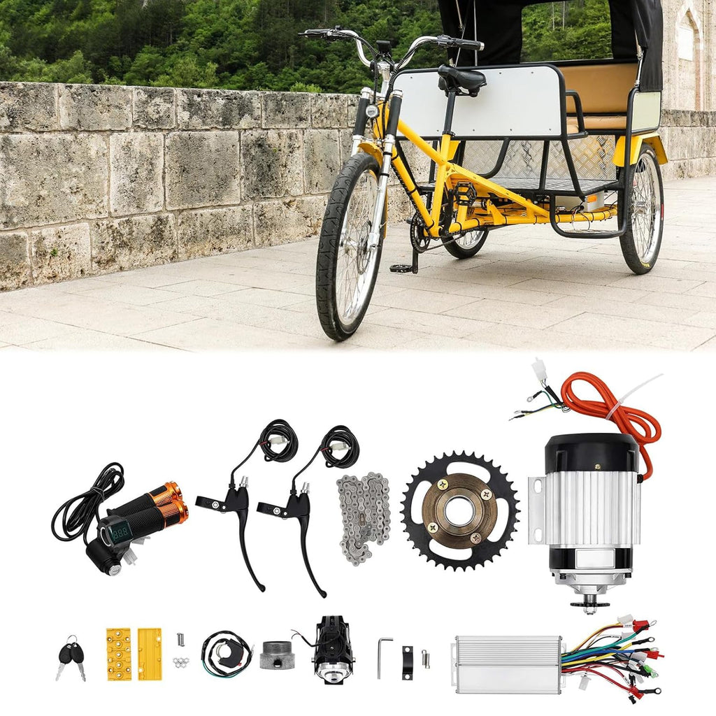 48V 750W Brushless Geared Motor Kit with Controller for Tricycle & E-Bike Y19573