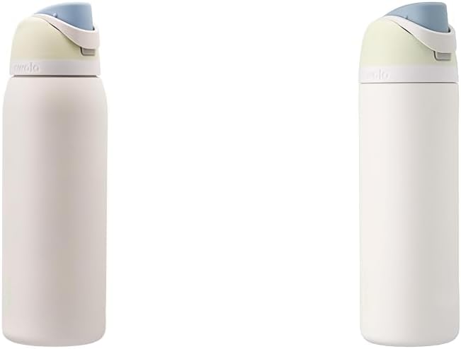 Owala FreeSip Insulated Stainless Steel Water Bottle Bundle with Straw for Sports and Travel, BPA-Free, 24oz and 40oz