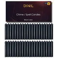 – Spell & Chime Candles (40 White Candles) – 4" x 1/2" Premium Mini Taper Candles for Rituals, Birthdays, Altar, Spells, Chime Candles (White)