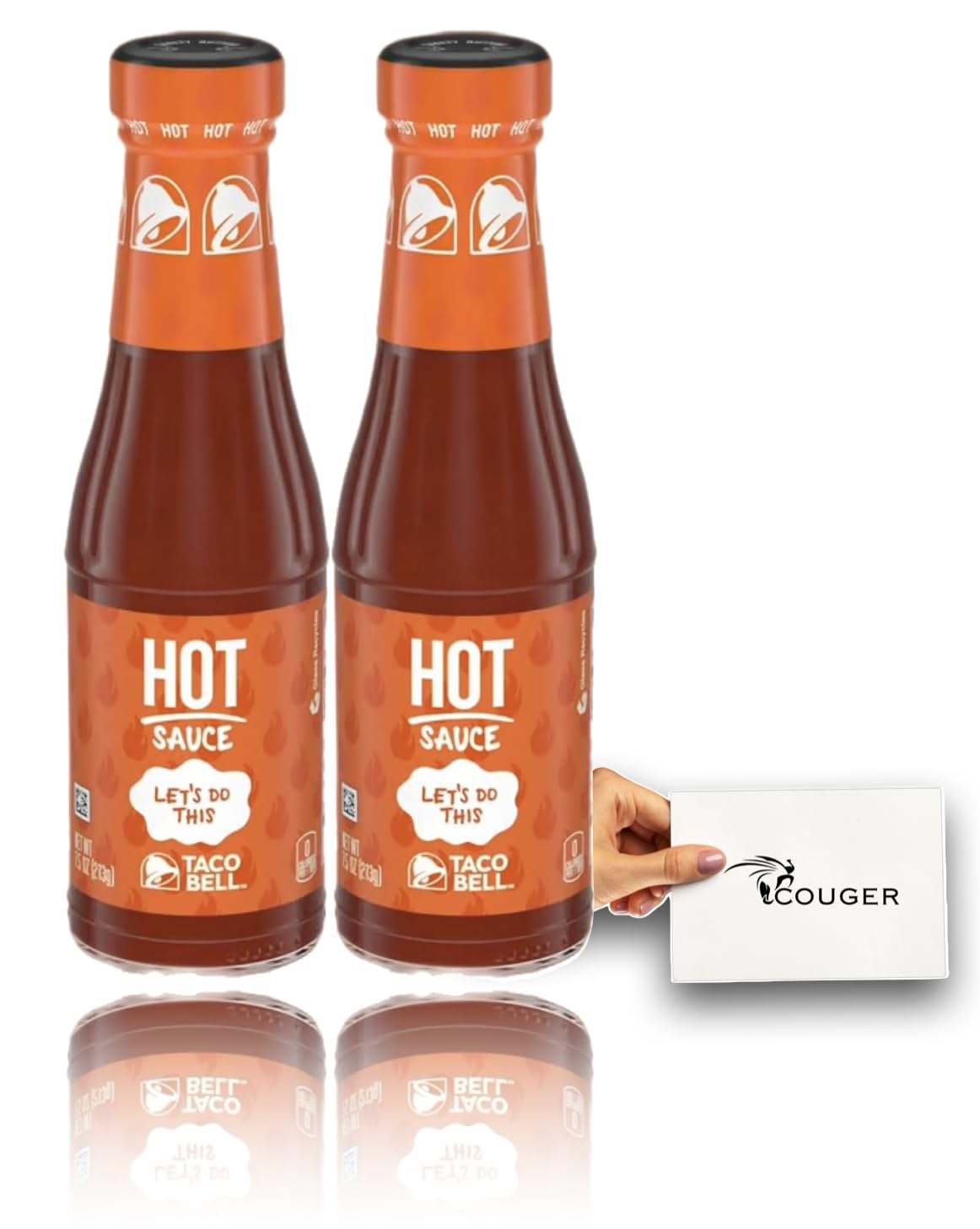 Taco Bell Hot Sauce Bottle 7.5 oz (2-Pack) D162920