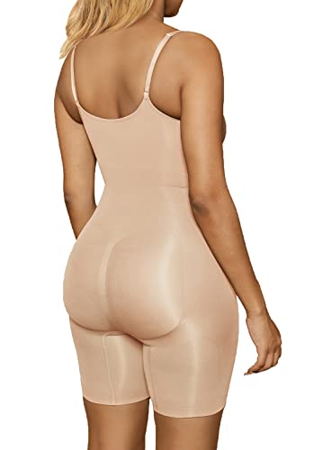 SHAPERX Women Tummy Control Bodysuit Thigh Shaper H501