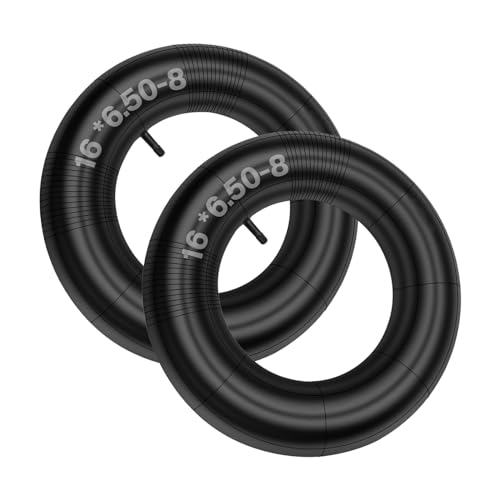 2 Pack 16x6.50-8 Tire Tube 16x650-8 16x7.50-8 16x750-8 Inner Tube With Straight Valve Stem Gap for Golf Cart,Tractor,Lawn Mower, Snow throwers,Tillers,Trailers,Wheelbarrows and ATV