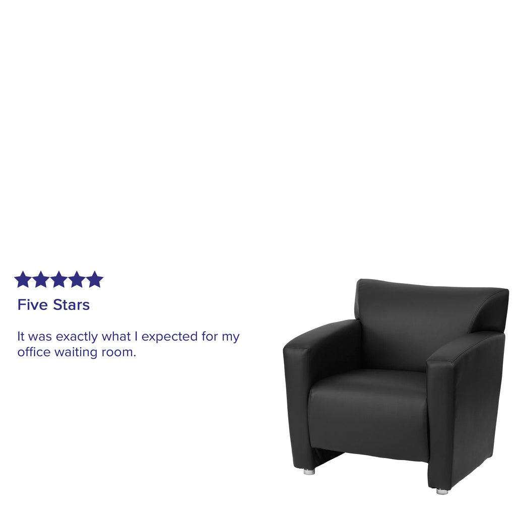 Flash Furniture HERCULES Majesty Series Black LeatherSoft Chair X998