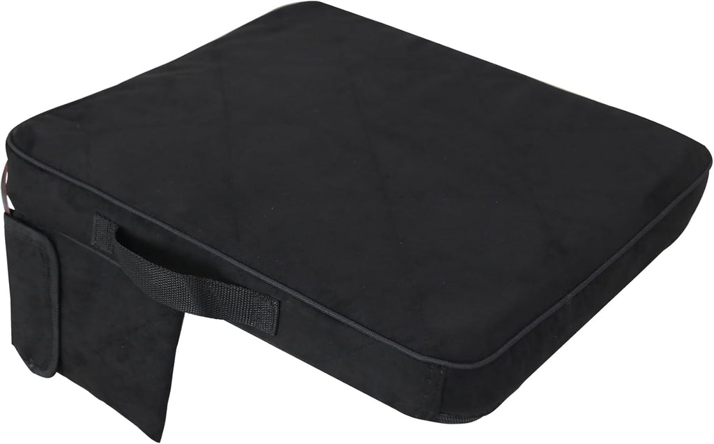Portable Heated Seat Cushion with 3 Settings, Memory Foam for Camping, Office, Stadium N808