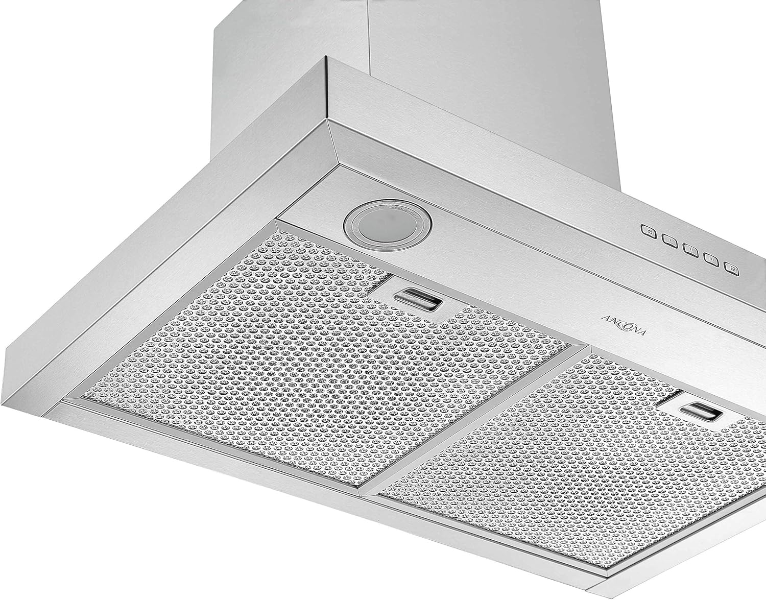 Ancona 30" 600 CFM Wall-Mounted Convertible Range Hood, Stainless Steel I622