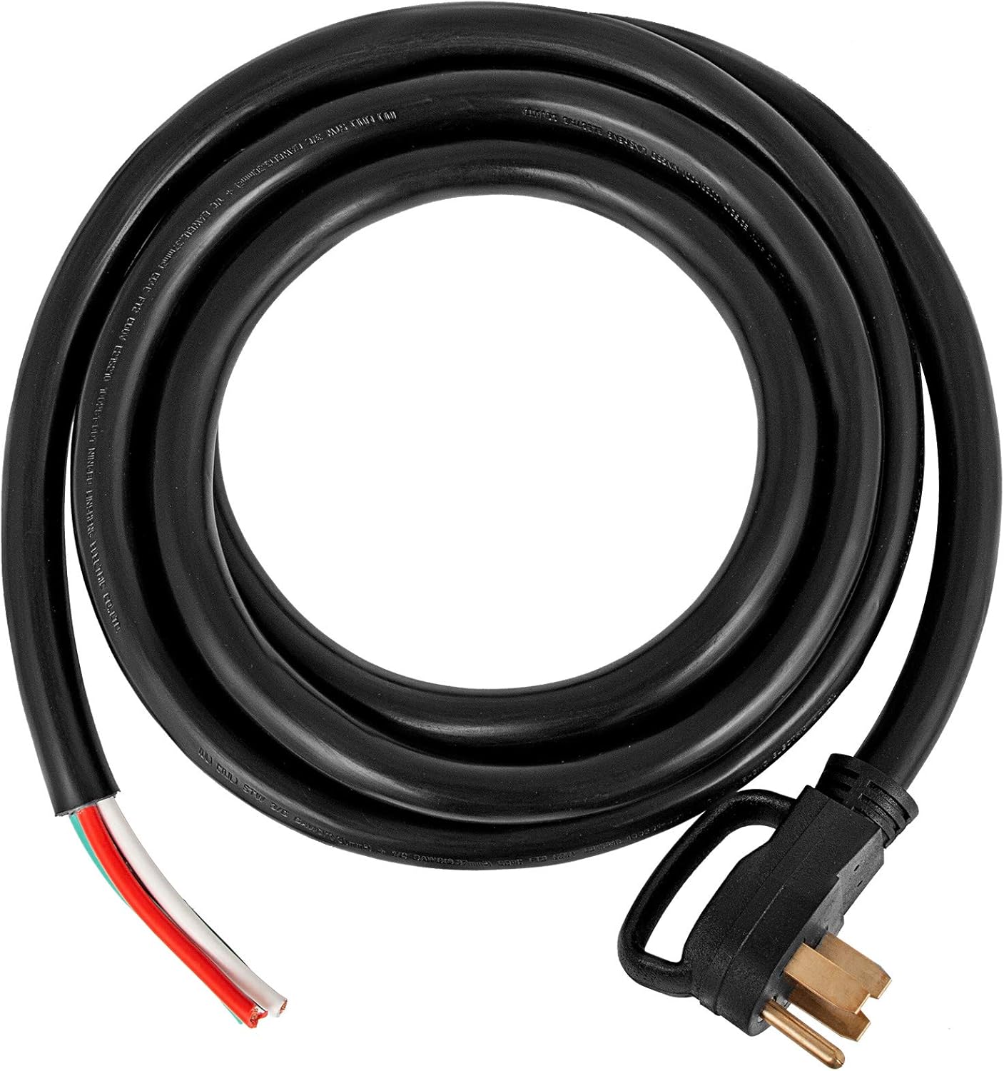 Vevor 30Ft 50Amp Generator Extension Cord 6 Gauge STW N14-50P to Bare Wire Q200