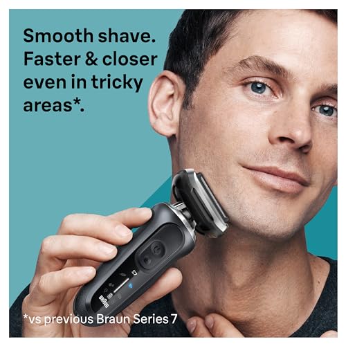 Braun Series 7 7075cc Electric Foil Shaver for Men, Wet & Dry, with Beard Trimmer Q866