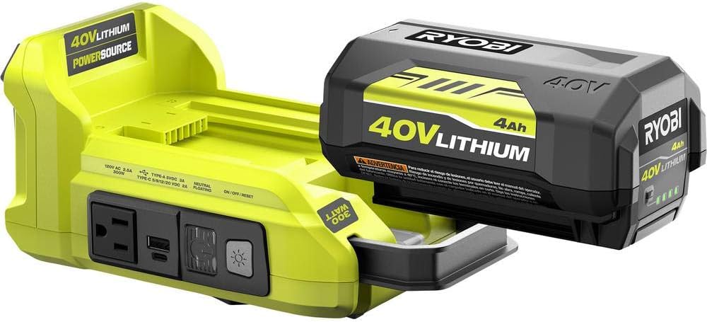 RYOBI RYi300BG 300-Watt Inverter for 40-Volt Battery P5695
