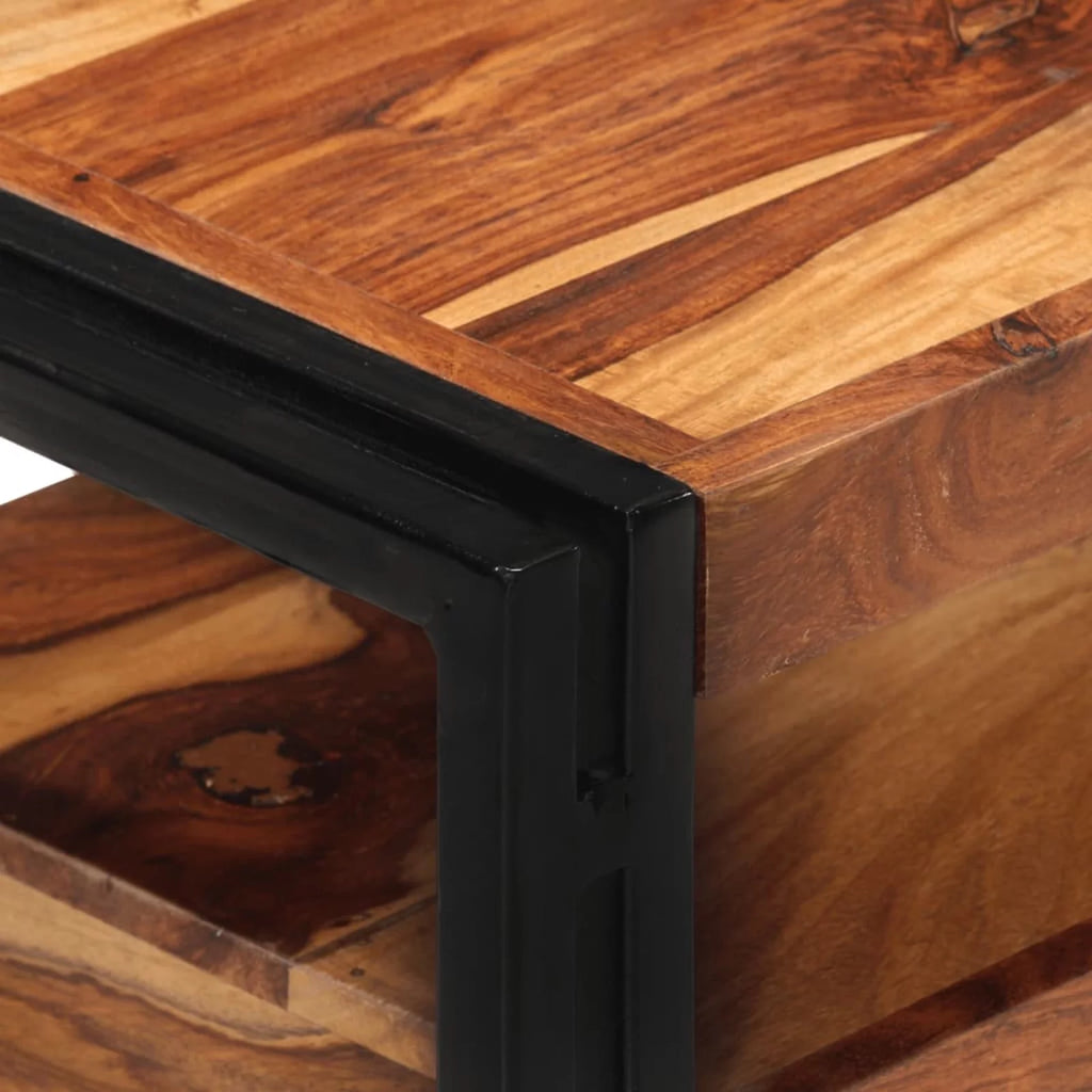 Carevas TV Cabinet Solid Sheesham Wood B46201