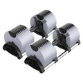 NUOBELL Adjustable Dumbbells Pair 5-80 lbs : the Adjustable Dumbbell Set to Replace 16 Sets of Dumbbells. Add Nuobell Dumbbells 80lb and Free Weights to Your Home Gym. Just Twist the Handle to Adjust and Start Your Exercise.