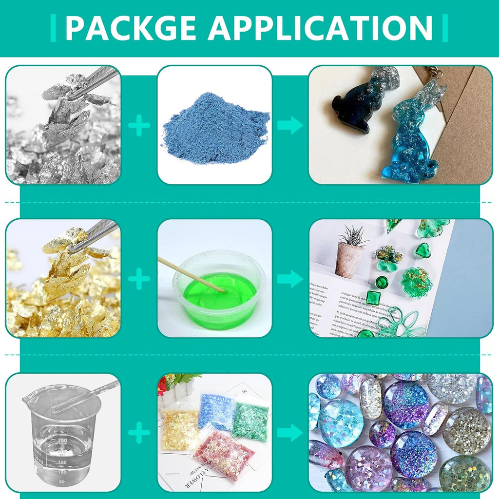 JDiction UV Resin Kit with Light, Crystal Clear Resin for Jewelry and DIY Craft M941926