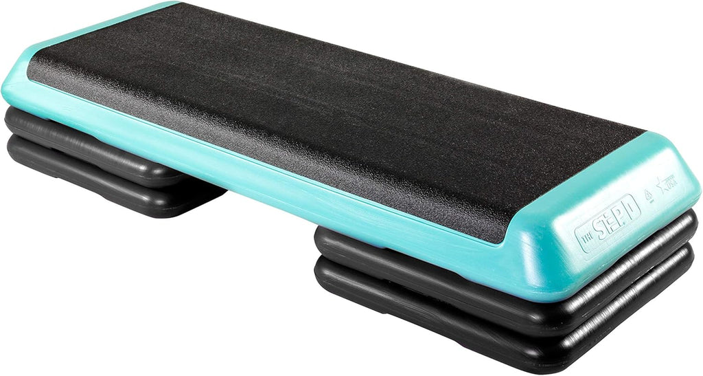 The Step Original Aerobic Platform with 4 Risers, Teal/Black C94995