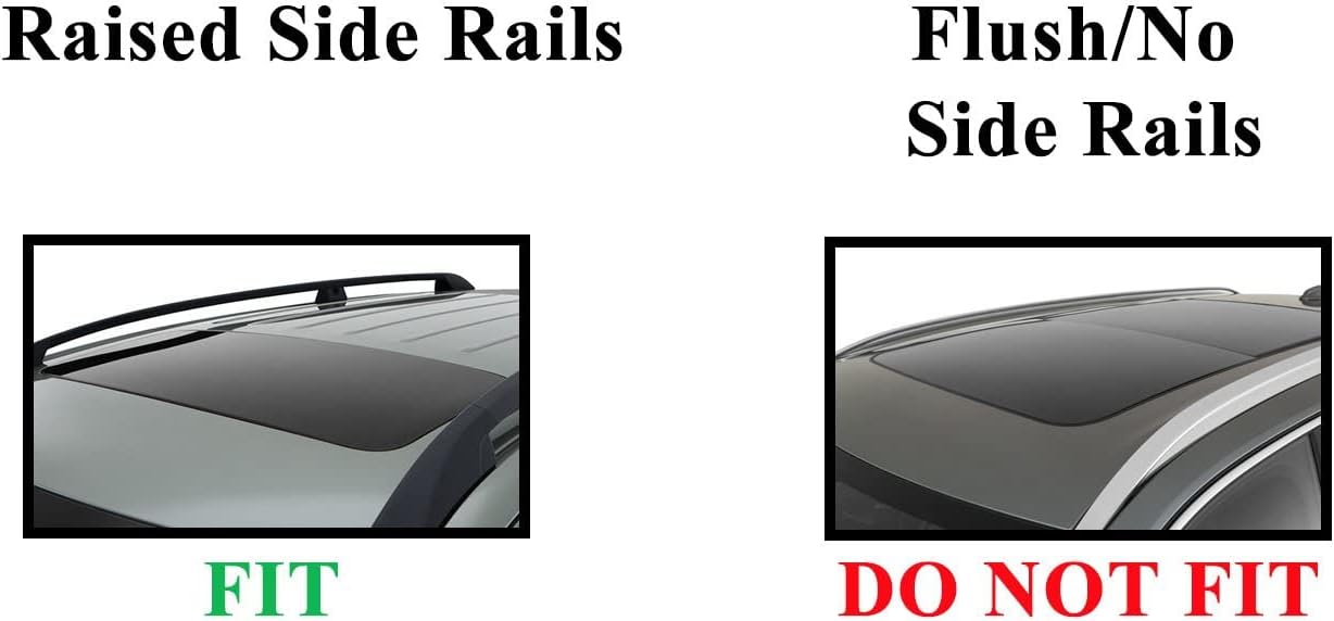 BRIGHTLINES Cross Bars Roof Racks for 2014-2022 Jeep Cherokee P7304