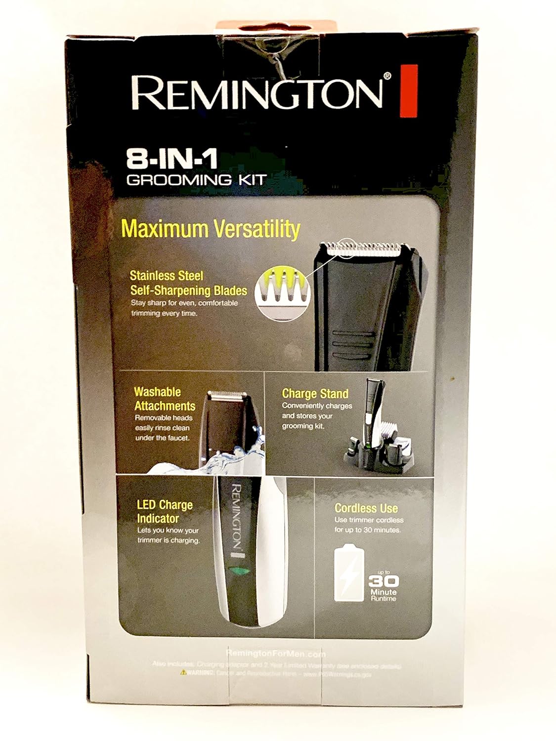 Remington Platinum Collection 8 in 1 Grooming System PG 350 O647034