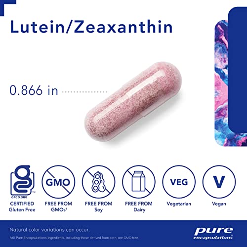 Pure Encapsulations Lutein & Zeaxanthin, 120 Capsules V915319