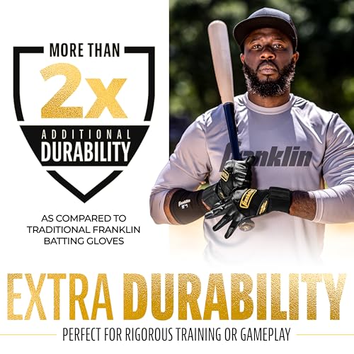 Franklin Sports MLB Batting Gloves - Infinite Powerstrap Baseball & Softball Gloves T2793