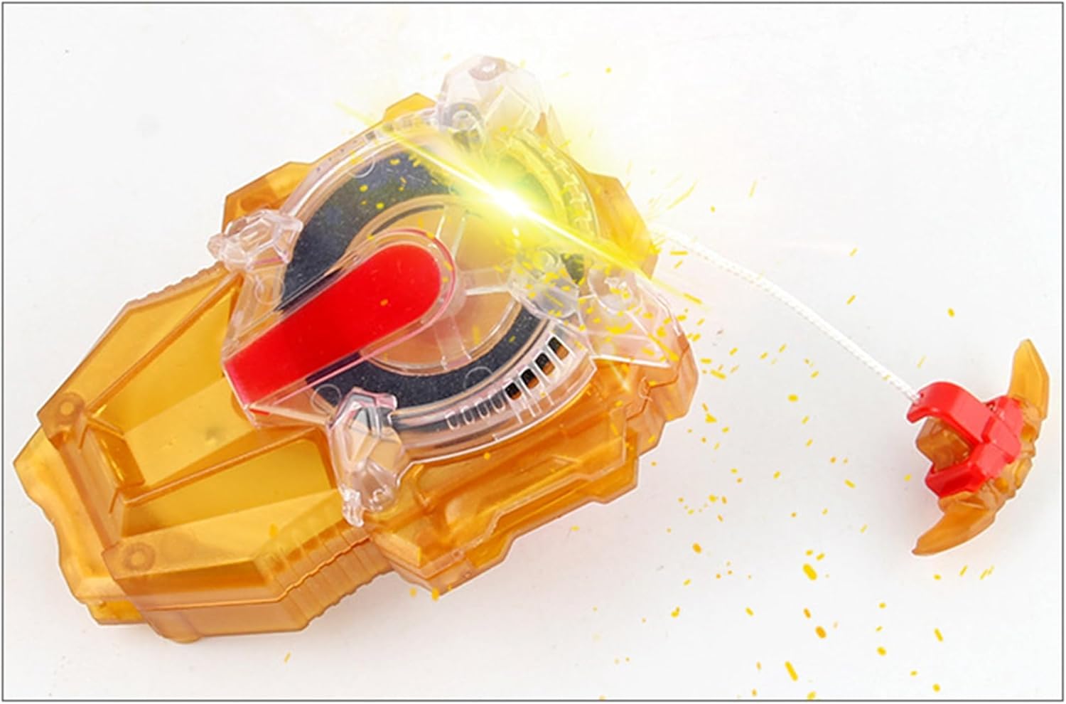 Battling Tops Bey Launcher Only, Sparking Launcher Right Spin Booster Gold String Grip U25184