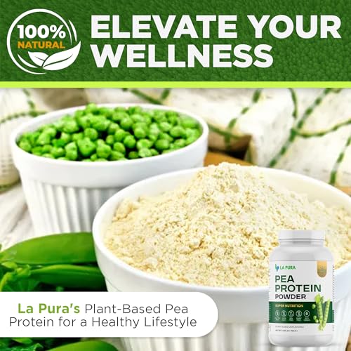 LaPura 100% Vegan Pea Protein Powder, Unflavored, 1.65LB X36299