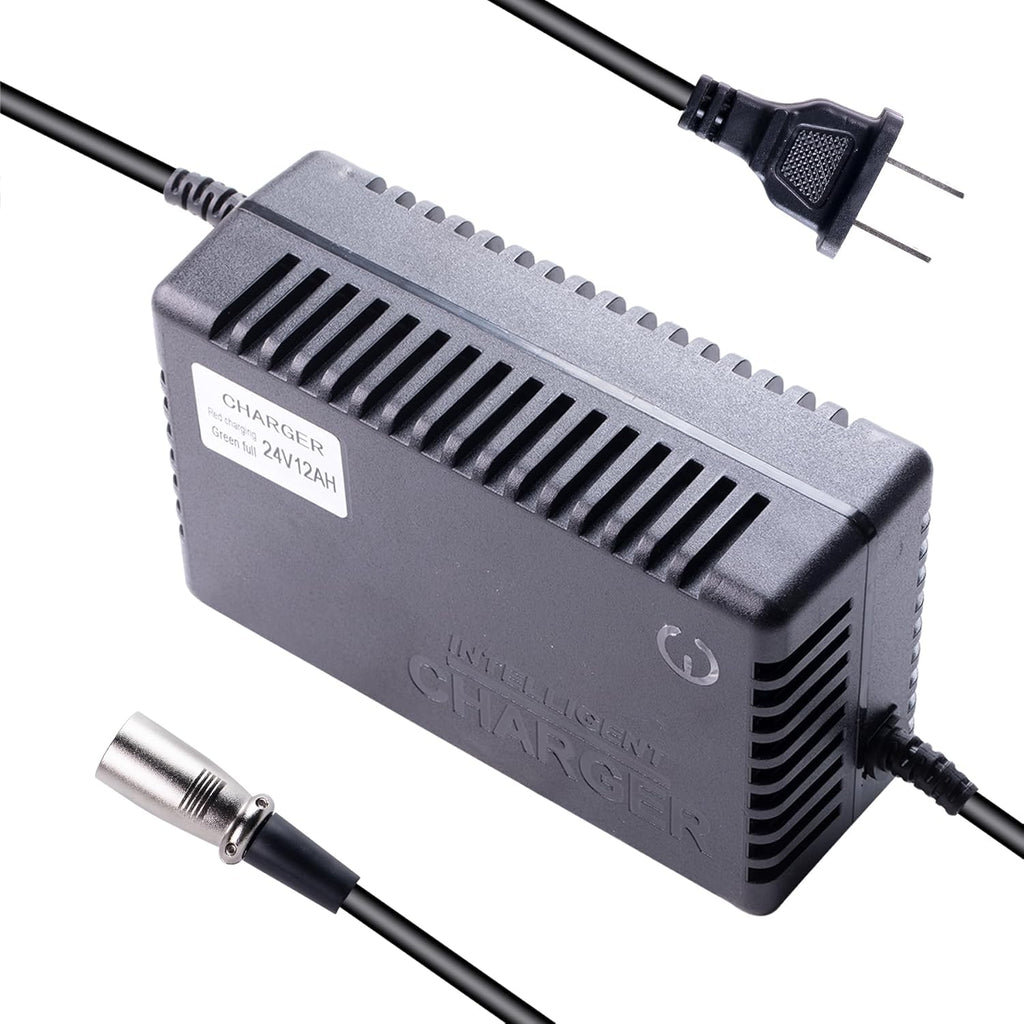 24V 2A Rapid Battery Charger with 3-Pin XLR for GoGo, Drive Medical, ShopRider, Ezip, Pride Jazzy Q1044