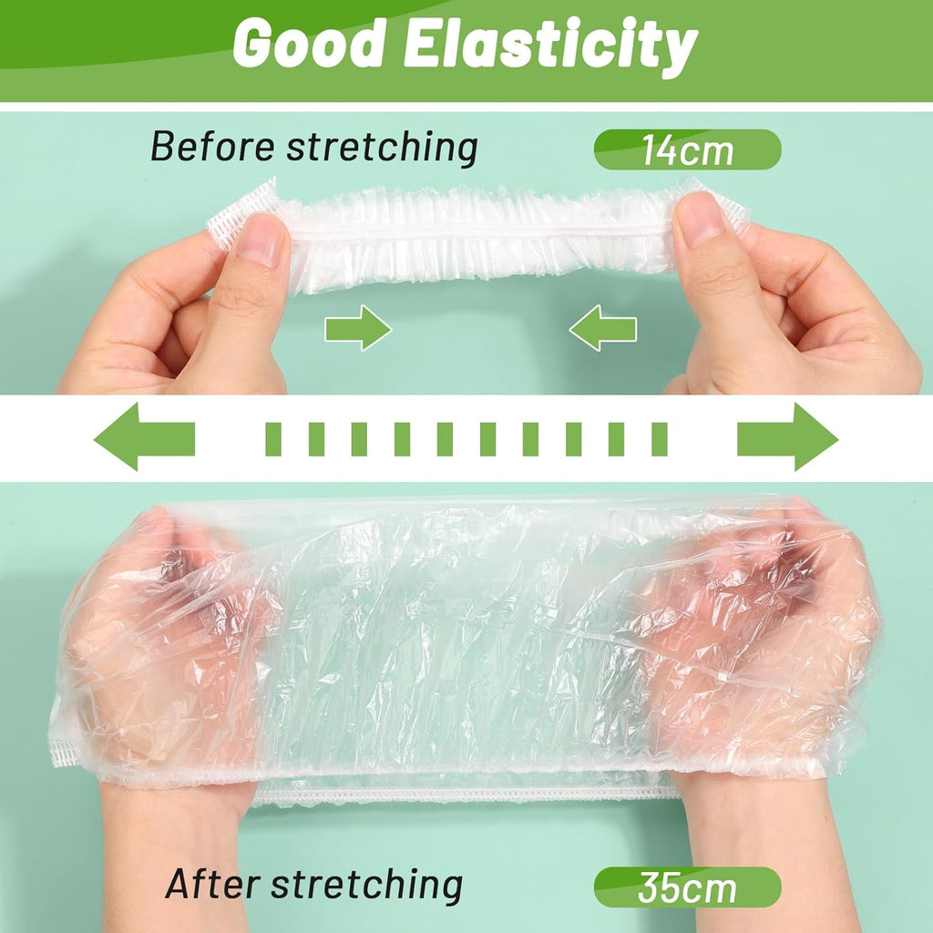 300Pcs Reusable Elastic Food Bowl Storage Covers, Sublaga, BPA Free V234017