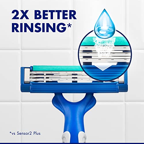 Gillette Sensor3 Men's Disposable Razors, 8 Count R732