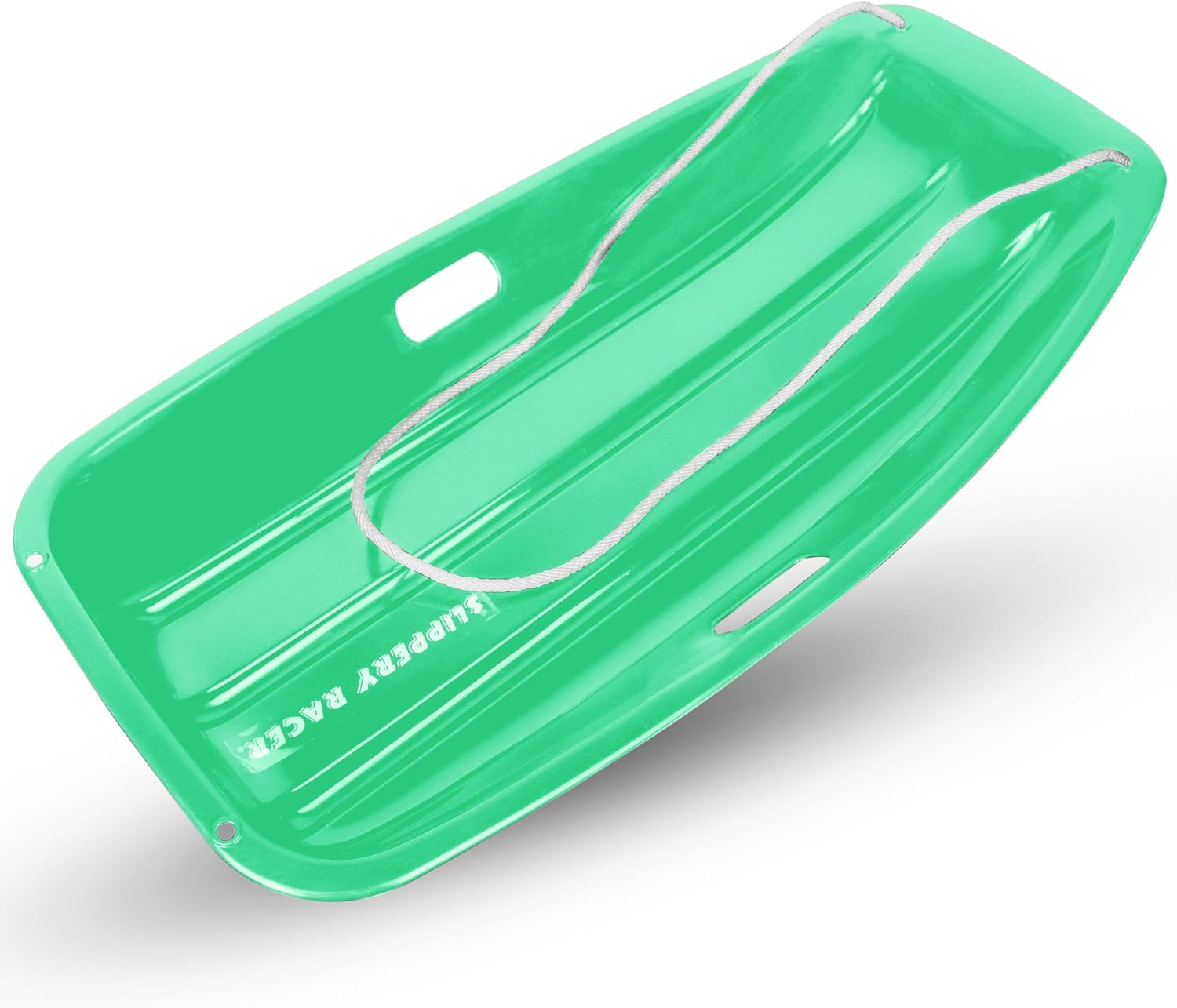 Downhill Xtreme Flexible Plastic Toboggan Snow Sled for Adults and Kids V4535