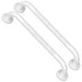 2 Pack 24 Inch Anti-Slip Shower Grab Bars w/Rubber Grip, iMomwee Chrome SUS304 Stainless Steel Bathroom Wall Mount Grab Bar Handle, Safety Balance Handrail, Handicap Elderly Senior Assist Bath Handle