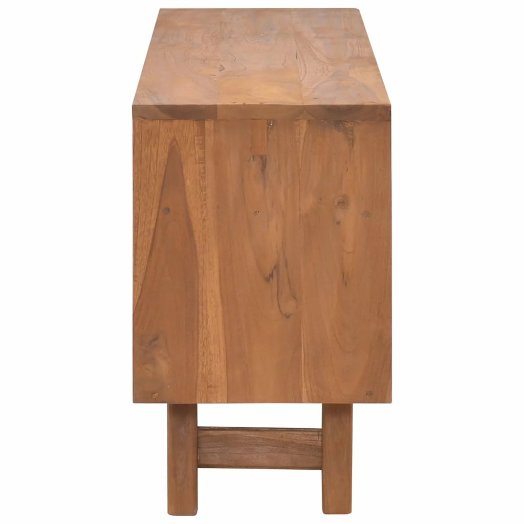 Walmeck TV Cabinet Solid Teak Wood V543024