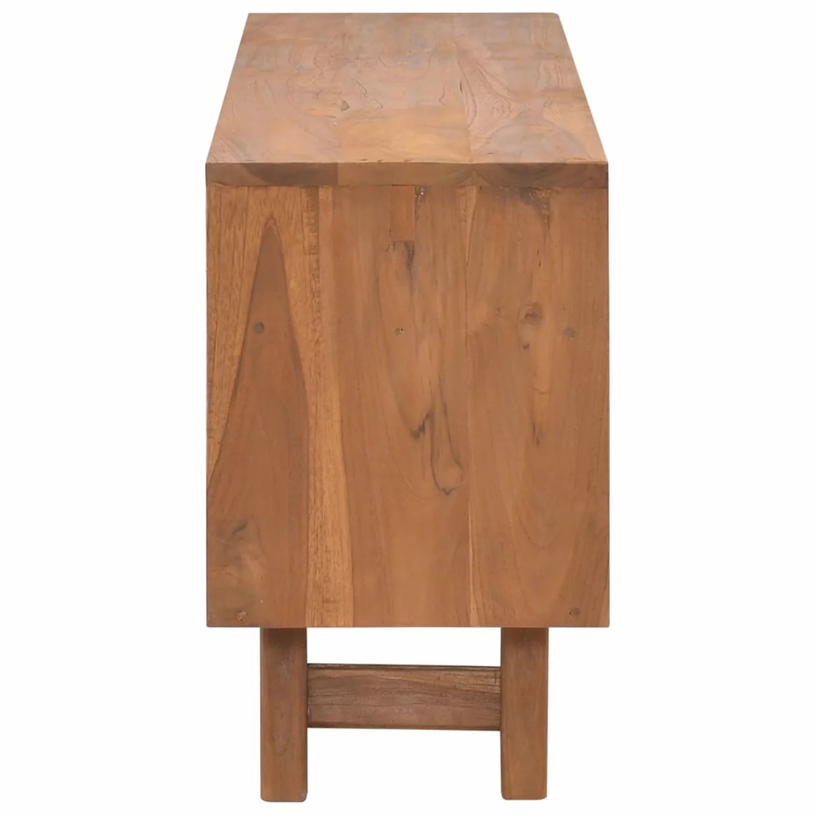 Walmeck TV Cabinet Solid Teak Wood V543024