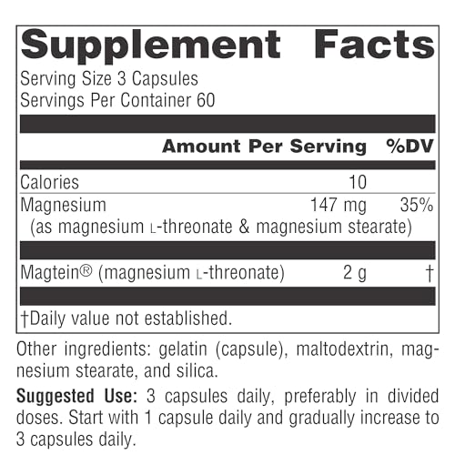 Source Naturals Magtein Magnesium L-Threonate 667mg, 90 Capsules Z863
