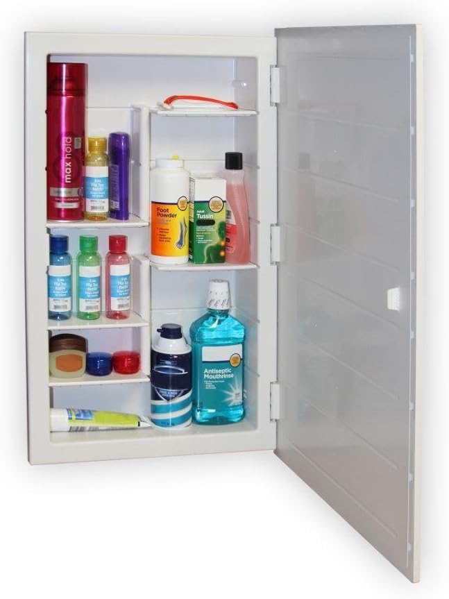 Zaca Spacecab Media Recessed Medicine Cabinet 16" W x 26" L O68129