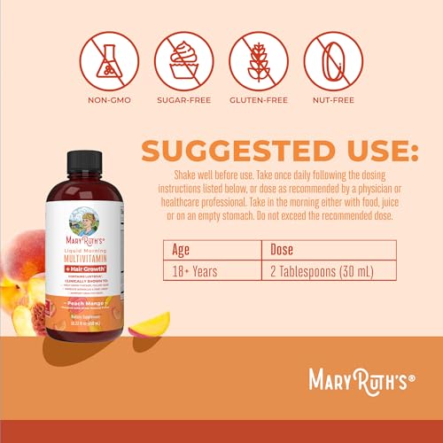 MaryRuth's Multivitamin Multimineral Supplement for Women with Lustriva & Chromium Picolinate, 15.22 Fl Oz R389