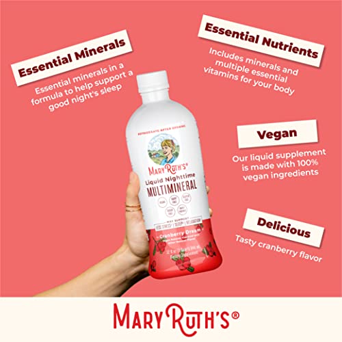 MaryRuth Organics Multivitamin Multimineral Liquid for Adults & Kids, Non-GMO, 32 Fl Oz L83219