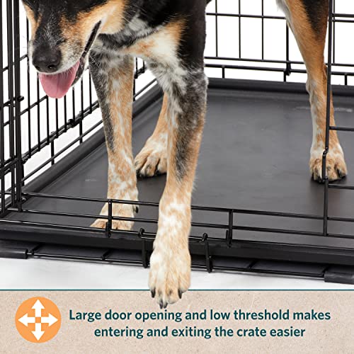 MidWest Homes for Pets XL Dog Crate Folding Metal with Divider Panel, 48L x 30W x 33H X9991