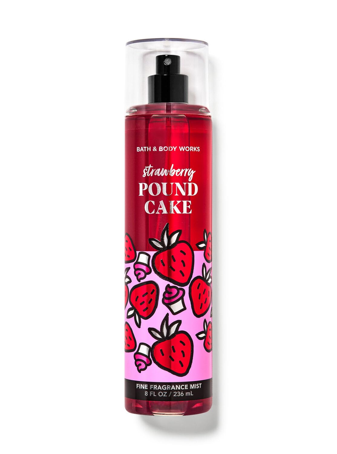 Bath Body Works Strawberry Pound Cake Fine Fragrance Mist 8 fl oz