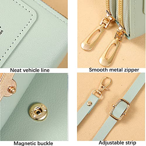 Anti-Theft Leather Crossbody Phone Purse for Women with RFID Blocking Z96400