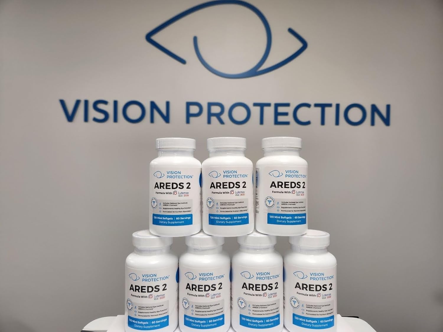 AREDS 2 Eye Vitamin & Mineral Supplement with Lutemax 2020, 120 Mini Softgels S80070
