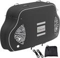 Bike Cover for Transport on Rack - Bike Cover for 2 Bikes on Rear Bike Rack, 600D Oxford Bicycle Cover Waterproof Outdoor Storage or Transportation for RV/ SUVS, with 2 Bungee Cords (XL)