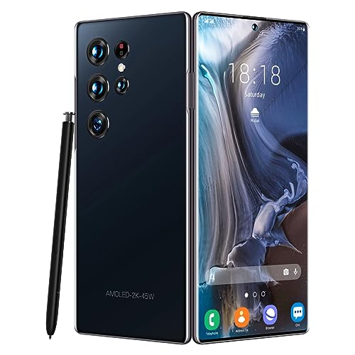 Yoidesu 4G Unlocked Smartphone, 6.6in 8GB 256GB ROM Dual SIM Factory Unlocked Android Cell Phone, 8 Core for Android 12 Face Unlock Slim Mobile Phone with Pen, 8MP 24MP Dual Cam