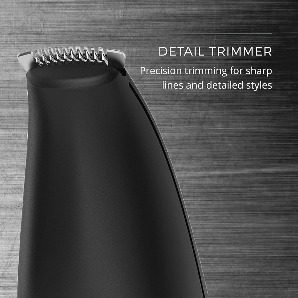 Remington PG6171 The Crafter Beard Trimmer Grooming Set, Platinum, 11 Pieces U3033