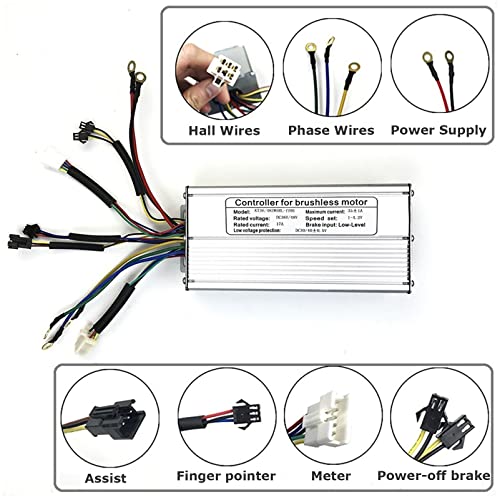 Electric Bicycle Conversion Kit 26" Rear Wheel 48V 1500W with LCD Display O12165