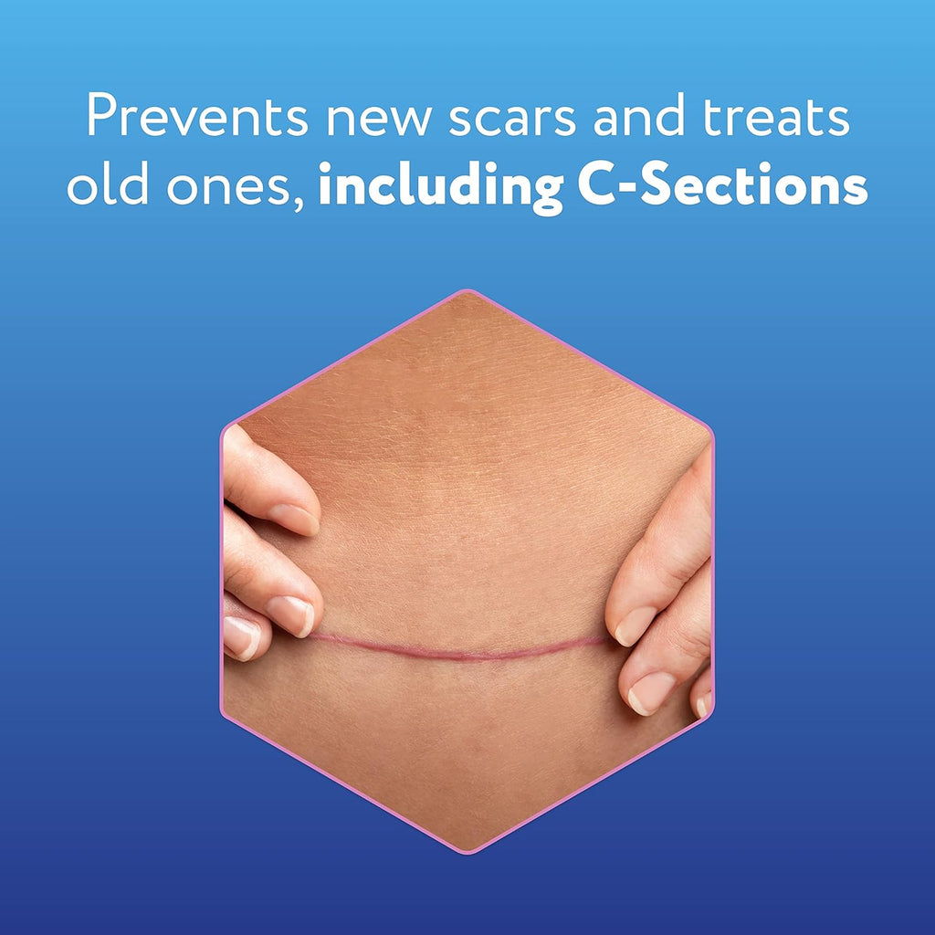 ScarAway Advanced Silicone Scar Sheets for C-Section, Reusable, 4 Sheets W53497