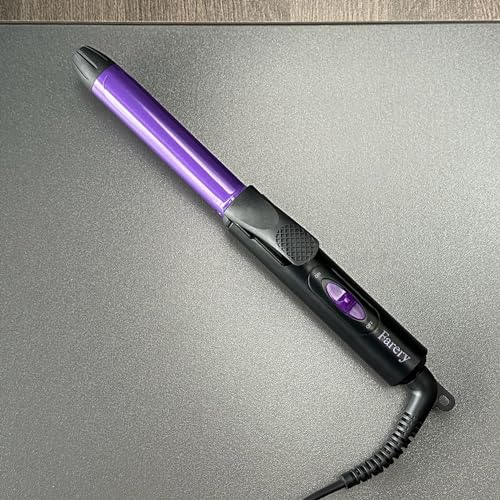 Travel Size Curling Iron Dual Voltage, 3/4 Inch Barrel, Ceramic Mini Hair Curler F39788