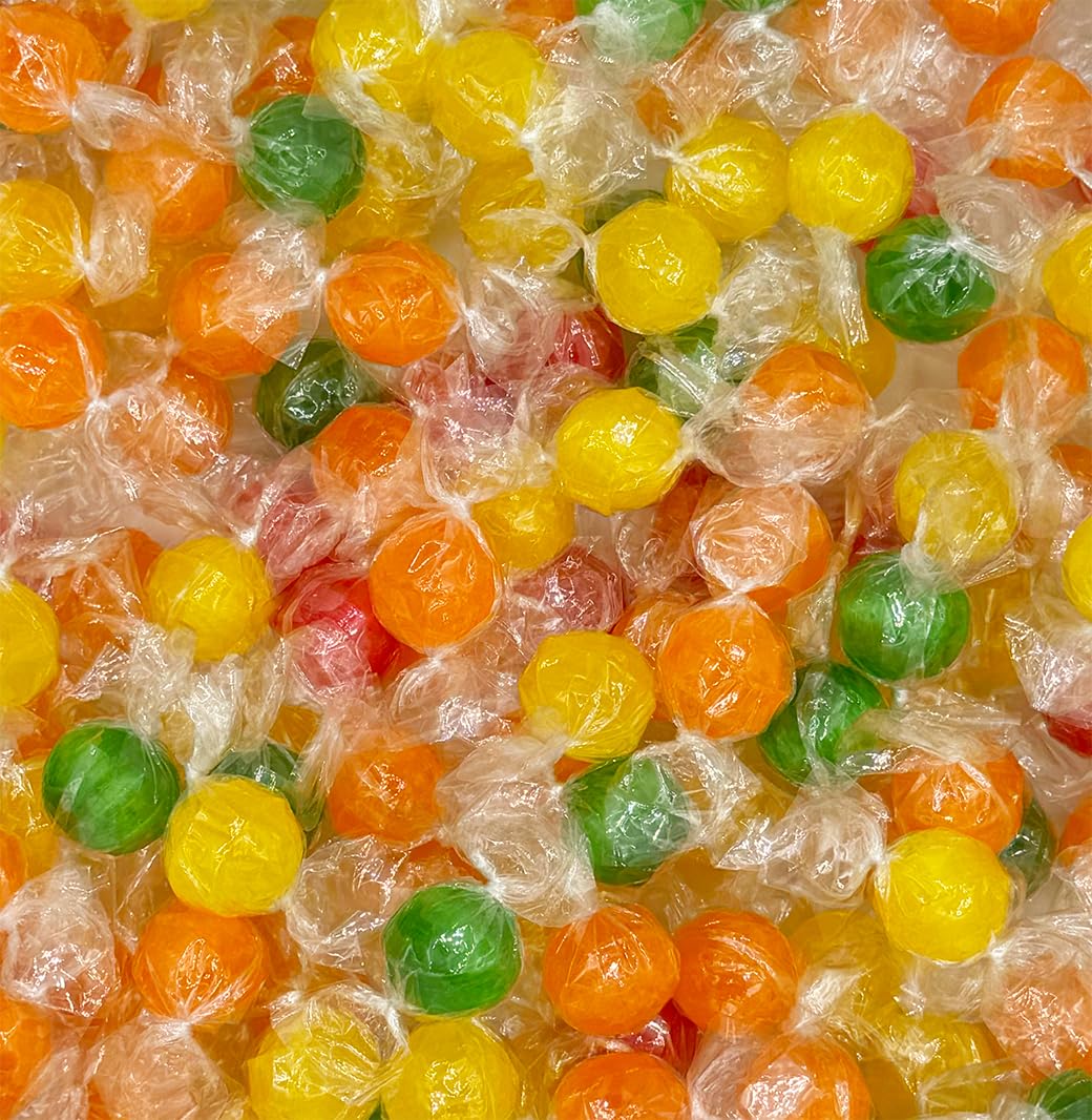 Dr. Variety Assorted Fruit Sour Balls Hard Candy, 4lb Bulk Q6842