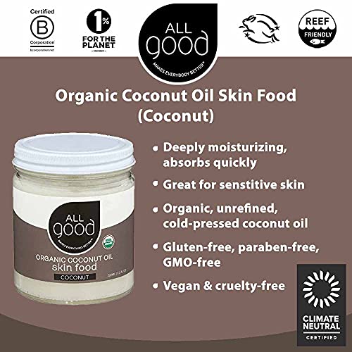 All Good Organic Coconut Oil Skin Food - Natural Moisturizer K22921