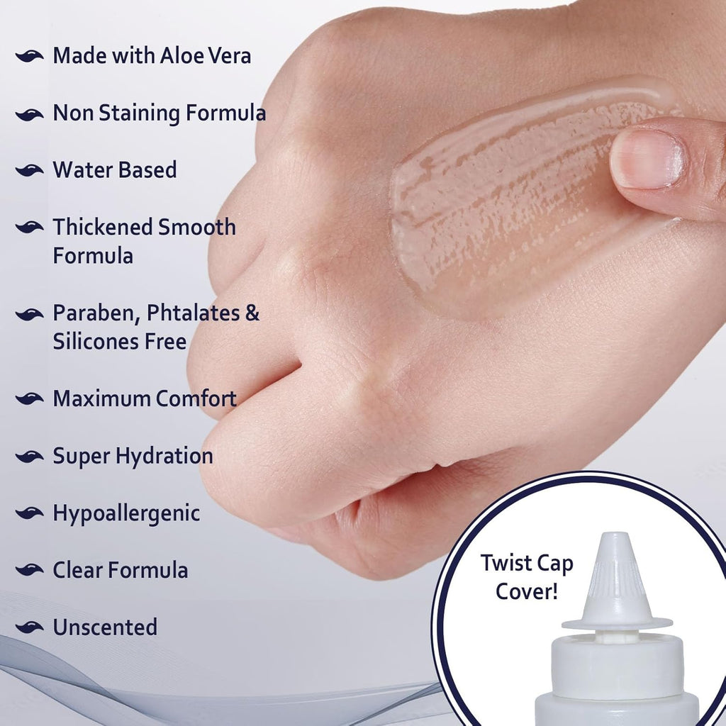 Conductive Transmission Gel with Aloe Vera, Unscented, 5 Liter with Refillable Bottle A120
